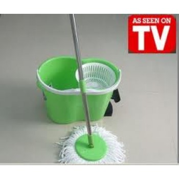 Magic Mop Rotating Spin 360 Degrees Floor Cleaner on 50% Discount+Nazar Kavach Free